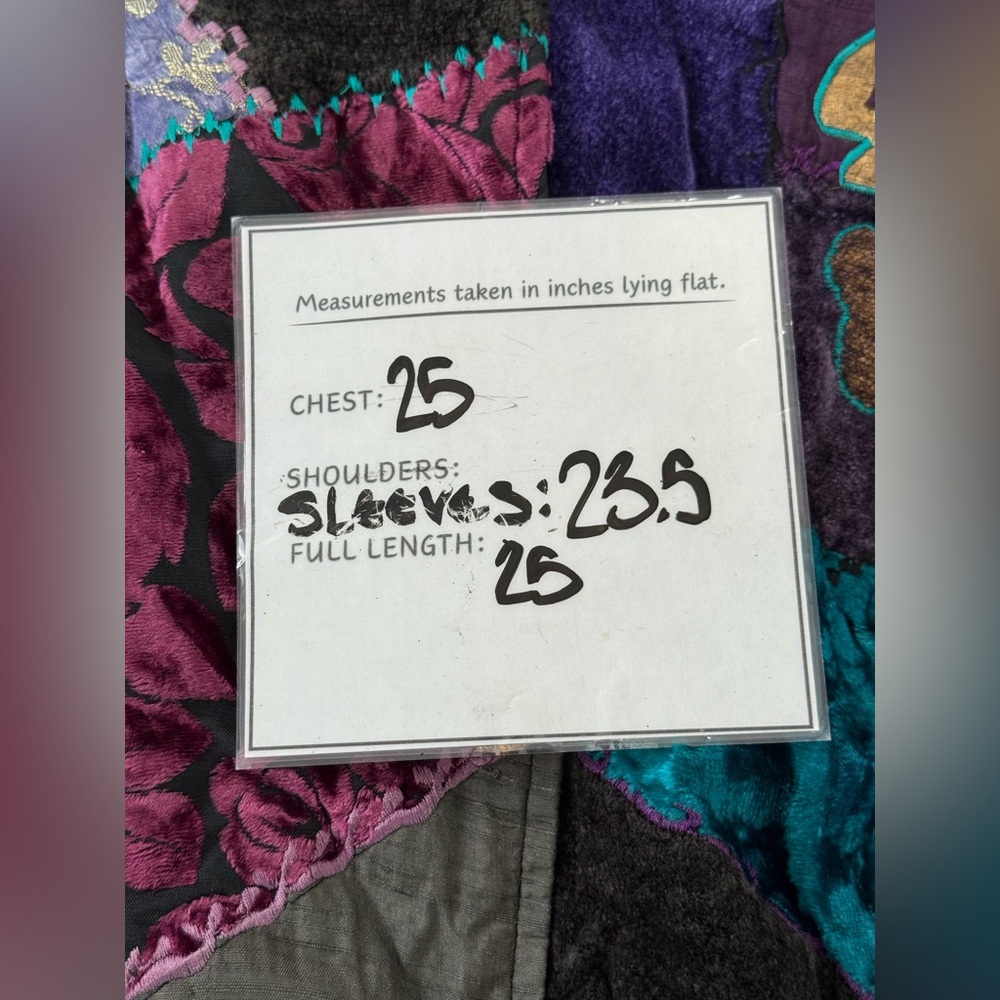 Tapestry Patch Xl Multicolor Patchwork Jacket W P… - image 8